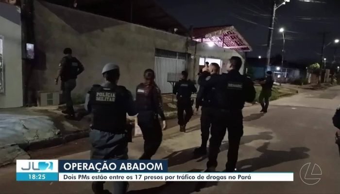 Operação Abadom prende PMs no Pará por tráfico de drogas